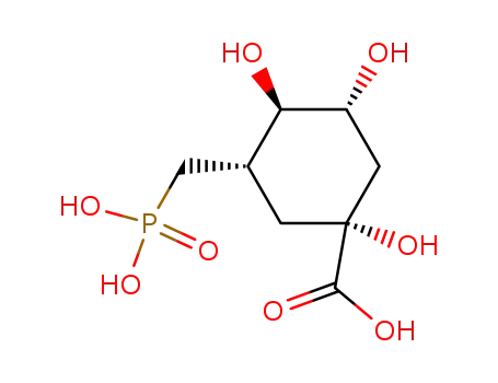 <1R-(1α,3α,4β,5α)>-1,3,4-trihydroxy-5-(phosphonomethyl)cyclohexane-1-carboxylic acid