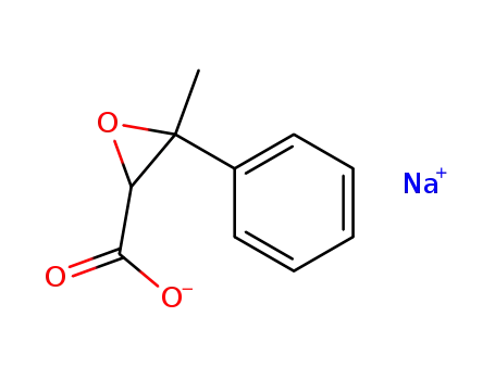 Molecular Structure of 25957-43-1 (3-methyl-3-phenyloxirane-2-carboxylic acid)
