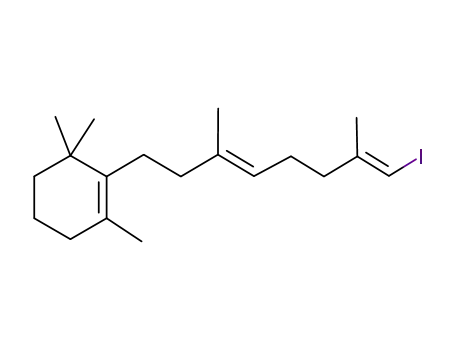 2-((3E,7E)-8-Iodo-3,7-dimethyl-octa-3,7-dienyl)-1,3,3-trimethyl-cyclohexene