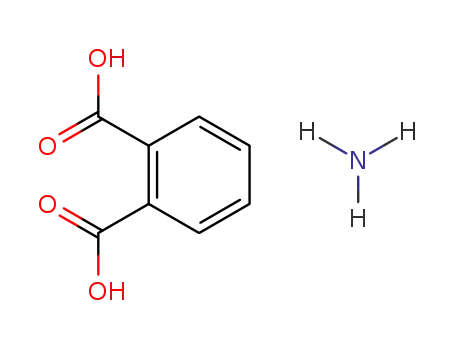 Molecular Structure of 17735-77-2 (1,2-Benzenedicarboxylic acid, monoammonium salt)