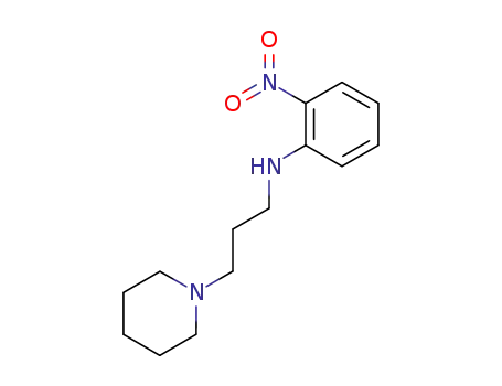 Molecular Structure of 115581-68-5 (1-Piperidinepropanamine, N-(2-nitrophenyl)-)