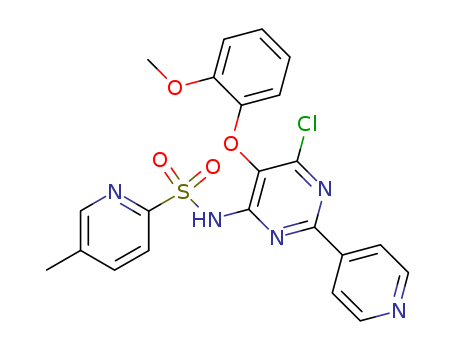 N-(6-chloro-5-(2-Methoxyphenoxy)-2-(pyridin-4-yl)pyriMidin-4-yl)-5-Methylpyridine-2-sulfonaMide CAS No.290815-30-4