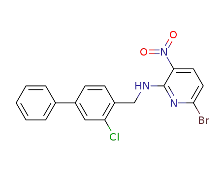 6-bromo-2-[N-(2-chloro-4-phenylbenzyl)amino]-3-nitropyridine