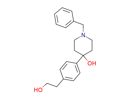 Molecular Structure of 126202-71-9 (2-<4-(1-benzyl-4-piperidinyll)phenyl>ethyl alcohol)