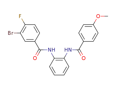 N<sub>1</sub>-(3-Bromo-4-fluorobenzoyl)-N<sub>2</sub>-(4-methoxybenzoyl)-1,2-benzenediamine