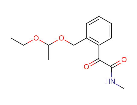 2-[2-{(1-ethoxyethyl)oxymethyl}-phenyl]-N-methyl-2-oxoacetamide