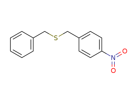 Benzene, 1-nitro-4-[[(phenylmethyl)thio]methyl]-