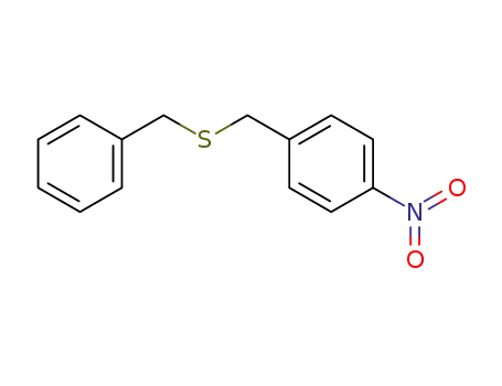 Molecular Structure of 3019-30-5 (1-[(benzylsulfanyl)methyl]-4-nitrobenzene)