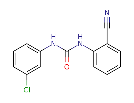 1-(3-chlorophenyl)-3-(2-cyanophenyl)urea