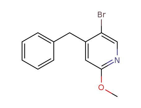 Molecular Structure of 332133-61-6 (4-benzyl-5-bromo-2-methoxypyridine)