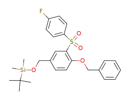 ({4-(benzyloxy)-3-[(4-fluorophenyl)sulphonyl]benzyl}oxy)(tert-butyl)dimethylsilane