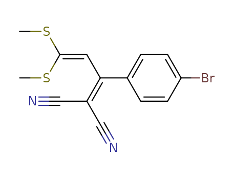 2-(4-Bromophenyl)-4,4-bis(methylthio)-1,3-butadien-1,1-dicarbonitrile, 98%