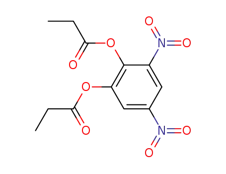 1,2-dipropionyloxy-3,5-dinitrobenzene