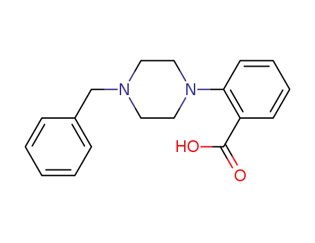 Molecular Structure of 494782-67-1 (2-(4-BENZYL-PIPERAZIN-1-YL)-BENZOIC ACID)