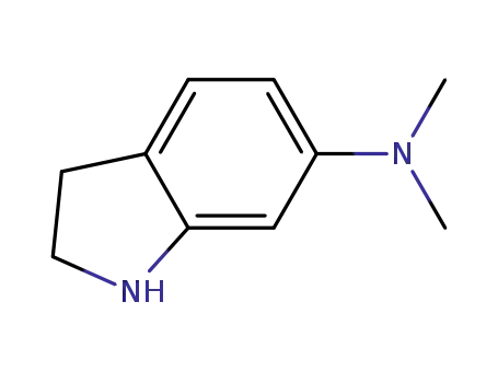 1H-인돌-6-아민,2,3-디하이드로-N,N-디메틸-(9CI)