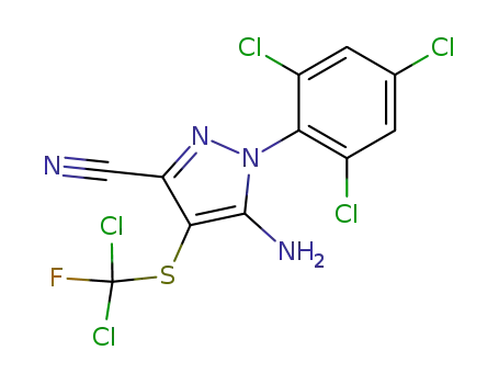 5-amino-3-cyano-4-dichlorofluoromethylthio-1-(2,4,6-trichlorophenyl)-1H-pyrazole