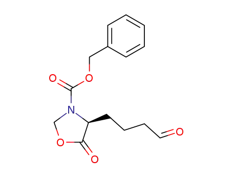 L-4-(3-(benzyloxycarbonyl)-5-oxo-1,3-oxazolidin-4-yl)butanal