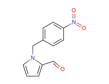 Molecular Structure of 107484-34-4 (1H-Pyrrole-2-carboxaldehyde, 1-[(4-nitrophenyl)methyl]-)