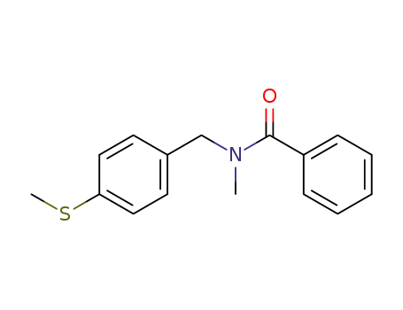 N-benzoyl-N-methyl-N-(4-methylthiobenzyl)amine