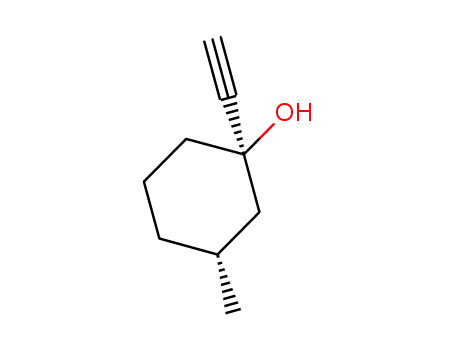 Molecular Structure of 615266-86-9 (Cyclohexanol, 1-ethynyl-3-methyl-, (1R,3R)- (9CI))