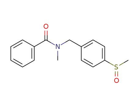 N-benzoyl-N-methyl-N-(4-methylsulfinylbenzyl)amine