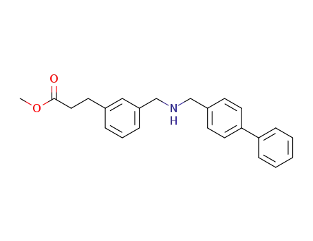 3-(3-{[(biphenyl-4-ylmethyl)-amino]-methyl}-phenyl)-propionic acid methyl ester