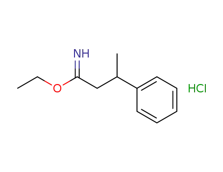 Benzenepropanimidic acid, b-methyl-, ethyl ester, hydrochloride