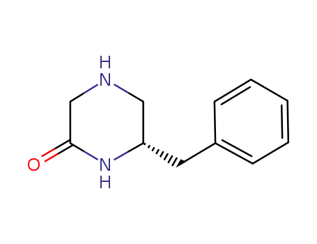 피페라지논, 6-(페닐메틸)-, (6S)-(9CI)