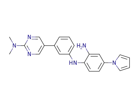 N-(3-(2-(Dimethylamino)pyrimid-5-yl)phenyl)-2-amino-4-(1-pyrrolyl)aniline