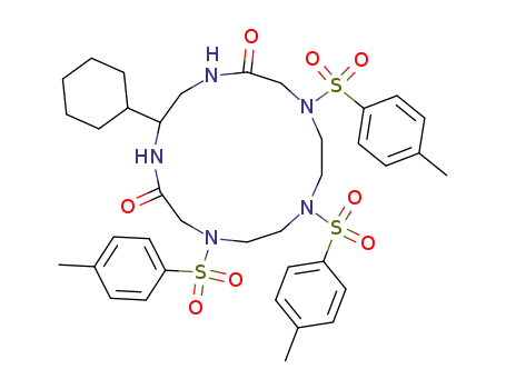 5-Cyclohexyl-1,10,13-Tris(p-toluenesulfonyl)-1,4,7,10,13-pentaazacyclopenta-decan-3,8-dione