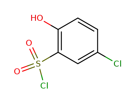 Molecular Structure of 25319-95-3 (Benzenesulfonyl chloride, 5-chloro-2-hydroxy-)