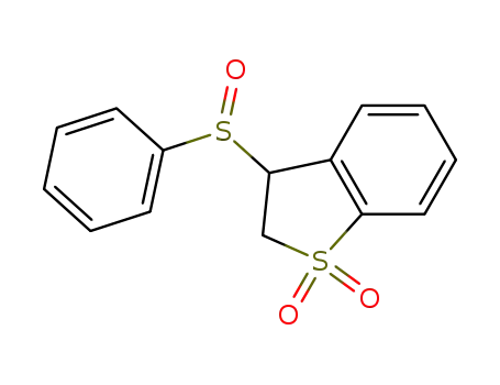 3-phenylsulfinyl-2,3-dihydro-1,1-dioxidebenzo[b]thiophene