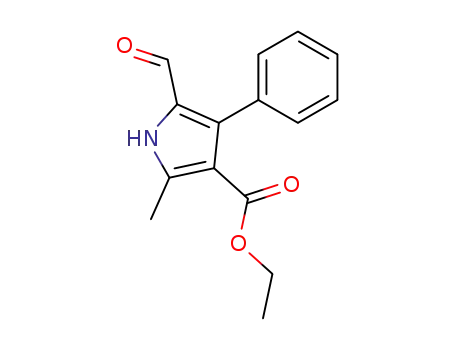 1H-Pyrrole-3-carboxylic acid, 5-formyl-2-methyl-4-phenyl-, ethyl ester
