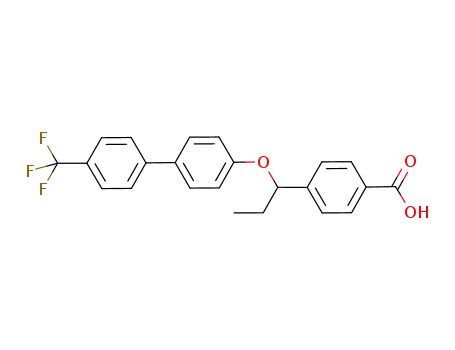 4-[1-(4'-trifluoromethyl-biphenyl-4-yloxy)-propyl]-benzoic acid