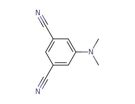 Molecular Structure of 151453-57-5 (1,3-Benzenedicarbonitrile, 5-(dimethylamino)-)