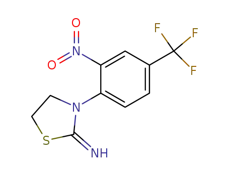 2-imino-3-(2'-nitro-4'-trifluromethyl-phenyl)-thiazolidine