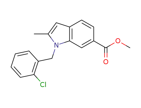 1-(2-chlorobenzyl)-6-methoxycarbonyl-2-methylindole
