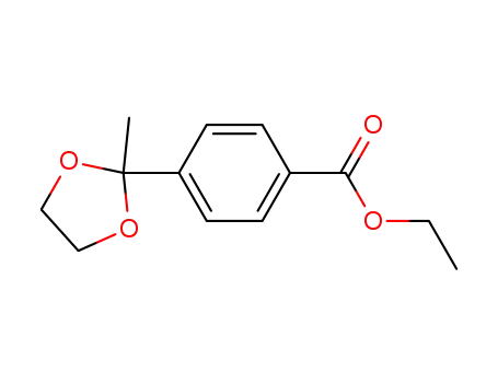 1-[4-(ethoxycarbonyl)phenyl]ethanoneethyleneacetal