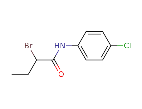 Molecular Structure of 90841-17-1 (2-bromo-N-(4-chlorophenyl)butanamide)