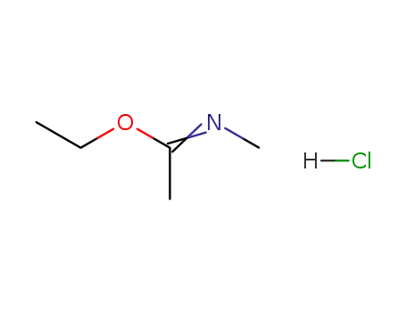 Molecular Structure of 150613-83-5 (Ethanimidic acid, N-methyl-, ethyl ester, hydrochloride)