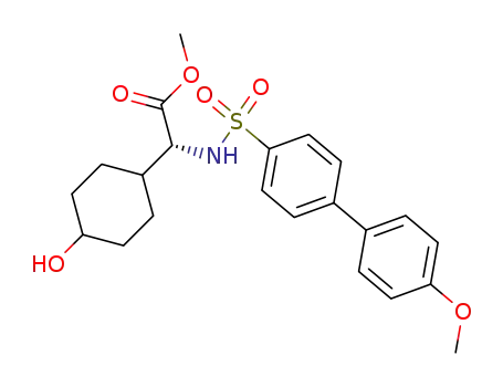 Methyl (R)-N-{[4'-Methoxy-(1,1'-biphenyl)-4-yl]-sulfonyl}-amino-(4-hydroxy-cyclohex-1-yl)-acetate