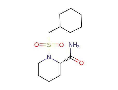 (2S)-1-[(cyclohexylmethyl)sulfonyl]-2-piperidinecarboxamide
