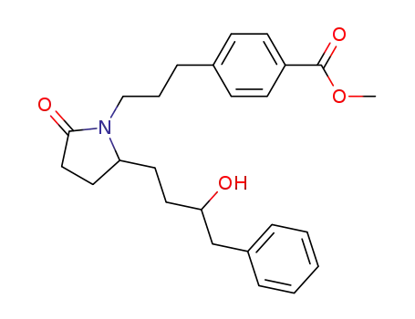 4-{3-[2-(3-hydroxy-4-phenyl-butyl)-5-oxo-pyrrolidin-1-yl]-propyl}-benzoic acid methyl ester