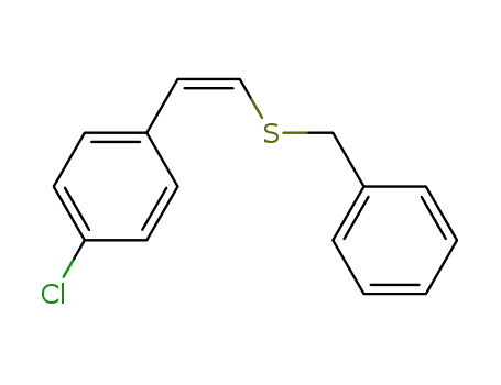 Benzene, 1-chloro-4-[(1Z)-2-[(phenylmethyl)thio]ethenyl]-