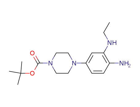 tert-butyl 4-[4-amino-3-(ethylamino)phenyl]-1-piperazinecarboxylate