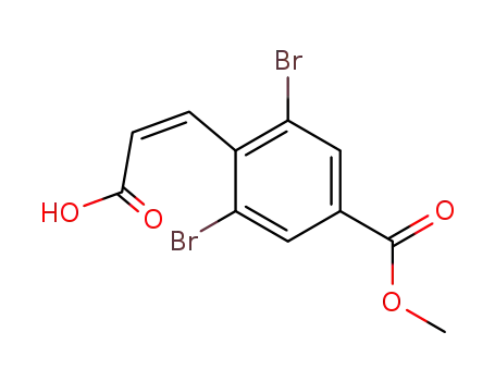 (2Z)-3-[2,6-dibromo-4-(methoxycarbonyl)phenyl]prop-2-enoic acid