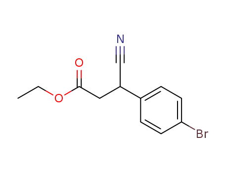 ethyl 3-(4-bromophenyl)-3-cyanopropanoate