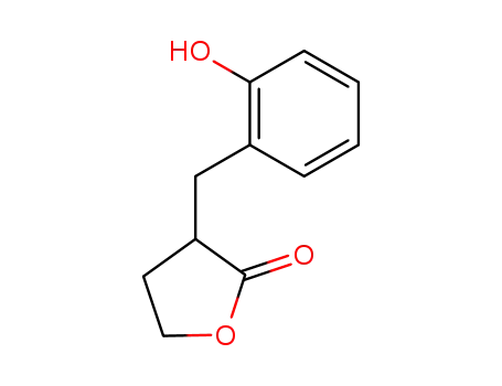 Molecular Structure of 92016-97-2 (α-(2'-hydroxybenzyl)-γ-butyrolactone)