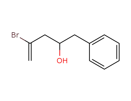 Molecular Structure of 1041307-58-7 (4-bromo-1-phenylpent-4-en-2-ol)
