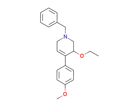 (RS)-1-benzyl-3-ethoxy-4-(4-methoxy-phenyl)-1,2,3,6-tetrahydro-pyridine